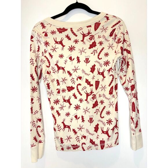 Hanna Andersson Women's 2PC holiday Christmas Pajamas Size Small - flawed - Picture 10 of 14